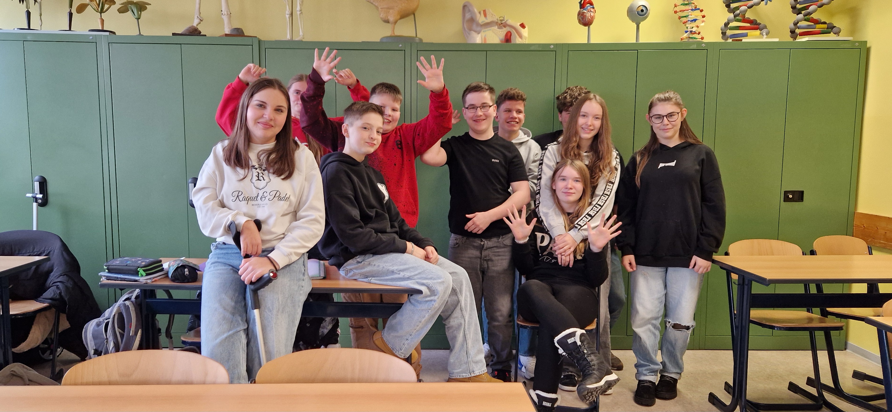 Der 2. Platz und 500 Euro geht an die Klasse NAWI 8 der Dreiklang Oberschule in Schwedt/Oder.
